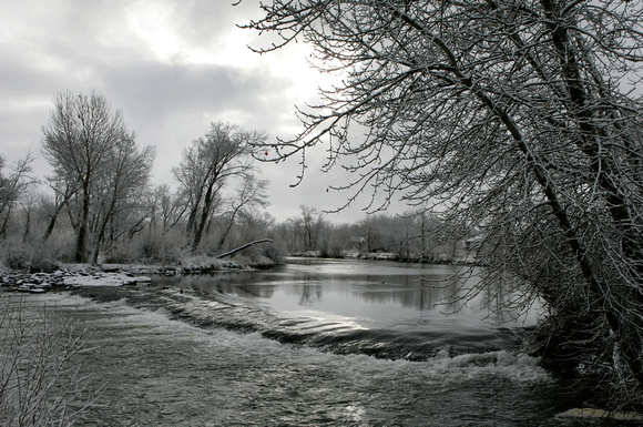 Boise River Snow