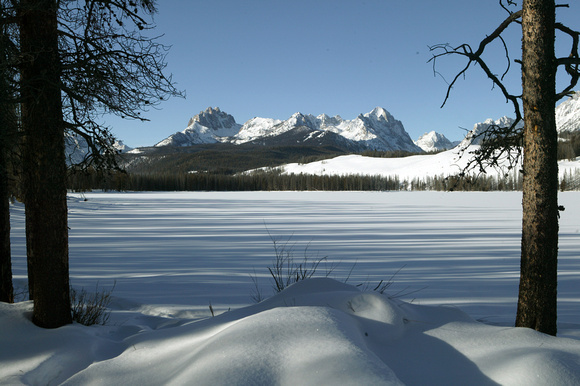 Little Redfish Lake in Winter